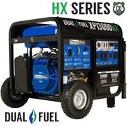 Duromax Portable Generator, Gasoline/Liquid Propane, 10,500 W/9,975 W Rated, 13,000 W/12,350 W Surge XP13000HX